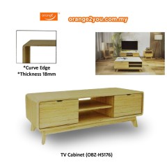OBZ H5176 - TV Cabinet Console Modern Design Rack | Rak TV Condo Apartment Airbnb Rumah Sewa